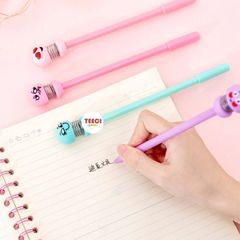Bút Bi Emoji Cute Lò Xo Mực Đen T143 - Phụ Kiện Văn Phòng Đáng Yêu, Viết Mượt Mà, Nhiều Màu Sắc, Quà Tặng Học Tập Thú Vị