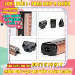Máy Cạo Râu 3 Trong 1 Tích Điện Đa Năng - Cắt Tóc, Tỉa Lông Mũi, Chăm Sóc Cá Nhân Tiện Lợi, Bảo Hành 3 Tháng