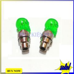 Đèn LED Hình Đầu Lâu Cho Xe Máy & Xe Đạp - Đèn Van Bánh Xe Màu Ngẫu Nhiên Tạo Hiệu Ứng Sáng Rực Rỡ Khi Di Chuyển