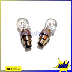 Đèn LED Hình Đầu Lâu Cho Xe Máy & Xe Đạp - Đèn Van Bánh Xe Màu Ngẫu Nhiên Tạo Hiệu Ứng Sáng Rực Rỡ Khi Di Chuyển