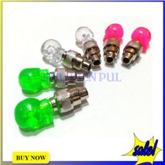 Đèn LED Hình Đầu Lâu Cho Xe Máy & Xe Đạp - Đèn Van Bánh Xe Màu Ngẫu Nhiên Tạo Hiệu Ứng Sáng Rực Rỡ Khi Di Chuyển