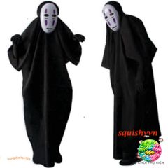 Bộ Trang Phục Vô Diện Kaonashi Hóa Trang Cho Trẻ Em & Người Lớn - Cảm Hứng Từ Spirited Away, Đồ Cosplay Thú Vị