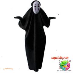 Bộ Trang Phục Vô Diện Kaonashi Hóa Trang Cho Trẻ Em & Người Lớn - Cảm Hứng Từ Spirited Away, Đồ Cosplay Thú Vị