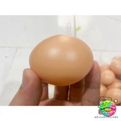 Quả Trứng Gà Nhựa Giả Trang Trí Giống Thật 99% - Trang Hoàng Nhà Cửa Sáng Tạo, Phụ Kiện Độc Đáo cho Quán Café & Cửa Hàng