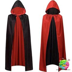 Áo Choàng Ma Quái Đỏ Đen Fashyuner 59 inch - Trang Phục Halloween Độc Đáo Dành Cho Tiệc Hóa Trang và Cosplay