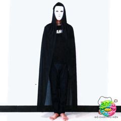 Áo Choàng Ma Quái Đỏ Đen Fashyuner 59 inch - Trang Phục Halloween Độc Đáo Dành Cho Tiệc Hóa Trang và Cosplay
