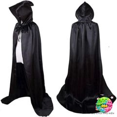 Áo Choàng Phù Thủy Halloween 59inch - Trang Phục Cosplay Rùng Rợn Chất Lượng Cao Cho Bữa Tiệc Hóa Trang