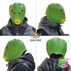 Mặt Nạ Cosplay Đầu Cá Silicone Độc Đáo, Phụ Kiện Hóa Trang Đa Sắc, An Toàn Cho Da, Thích Hợp Halloween, Tiệc Tùng, Diễn Kịch