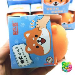Chó Squishy Shiba Nhật Bản - Đồ Chơi Giảm Stress Phù Hợp Với Trẻ Em - Quà Tặng Dễ Thương, Chất Liệu Nhựa Dẻo Bền Bỉ