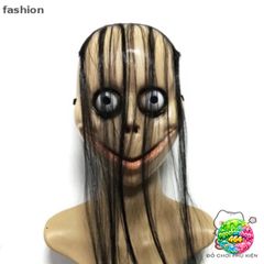 Mặt Nạ Halloween Kinh Dị Tóc Dài Mo Mo - Đồ Hóa Trang Ma Quái cho Tiệc Tùng và Sự Kiện Cosplay