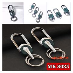 Móc Khóa Cốp Đa Năng OMUDA 8014 - Inox Cao Cấp, Chốt Móc Đĩa Quần, Bền Bỉ, Nhiều Màu Sang Trọng, Thiết Kế Châu Âu 3x9cm