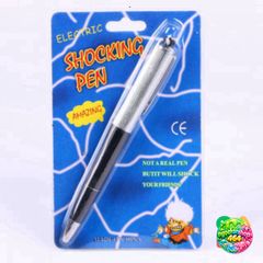 Bút Bi Điện Shock - Bút Viết Hài Hước Di Động Kinh Dị, Quà Tặng Độc Đáo Cho Bạn Bè, Hộp Bao Gồm 3 Pin LR41