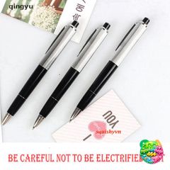 Bút Bi Điện Shock - Bút Viết Hài Hước Di Động Kinh Dị, Quà Tặng Độc Đáo Cho Bạn Bè, Hộp Bao Gồm 3 Pin LR41