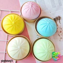Bánh Bao Silicon Mềm Mại 10CM - Đồ Chơi Giải Trí Xua Tan Căng Thẳng - Phụ Kiện Bàn Làm Việc, Quà Tặng Dễ Thương