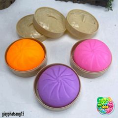 Bánh Bao Silicon Mềm Mại 10CM - Đồ Chơi Giải Trí Xua Tan Căng Thẳng - Phụ Kiện Bàn Làm Việc, Quà Tặng Dễ Thương