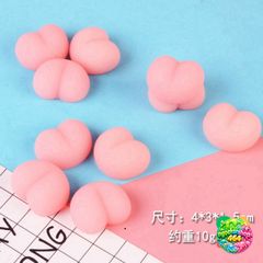 Miếng Dán Silicon Mông Giảm Stress Cute - Sticker Quả Đào Độc Đáo Cho Điện Thoại, Xe Hơi, Trang Trí Nhà Cửa
