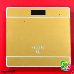 Cân Sức Khỏe Iscale Hình iPhone - Cân Điện Tử Sang Trọng, Tải Trọng Tối Đa 180kg, Thiết Kế Kính Chịu Va Đập