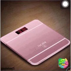 Cân Sức Khỏe Iscale Hình iPhone - Cân Điện Tử Sang Trọng, Tải Trọng Tối Đa 180kg, Thiết Kế Kính Chịu Va Đập