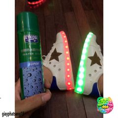 Giày Thể Thao LED Phát Sáng Đa Màu 5 Cánh - Giày Thời Trang Cho Nam Nữ, 8 Chế Độ Sáng Đổi Màu, Phù Hợp Vui Chơi, Tiệc Tùng