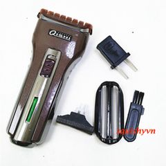 Máy Cạo Râu QISHI RSCW-Q588 2 Lưỡi Kép - Thiết Kế Gọn Nhẹ, Cạo Sát Da An Toàn, Dành Cho Đấng Mày Râu.