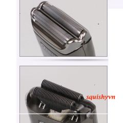 Máy Cạo Râu QISHI RSCW-Q588 2 Lưỡi Kép - Thiết Kế Gọn Nhẹ, Cạo Sát Da An Toàn, Dành Cho Đấng Mày Râu.