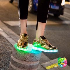 Giày Phát Sáng 7 Màu LED Kiểu Hàn Quốc Cho Nam Nữ - Giày Thời Trang Đi Party, Sự Kiện, Chống Nước, Có Dây Sạc