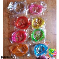 Ống Hút Mắt Kính PET Vui Nhộn Siêu Mềm Dẻo - Đồ Chơi Hài Hước Sáng Tạo Cho Trẻ Em 36,5cm/67cm