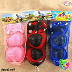 Bộ Bảo Hộ Patin - Phụ Kiện An Toàn Tay Đầu Gối Cao Cấp Họa Tiết Thời Trang Cho Trượt Ván, Chống Chấn Thương
