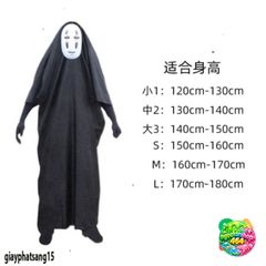 Bộ Trang Phục Vô Diện Đen cho Cosplay - Mặt Nạ, Áo Choàng và Găng Tay Siêu Anh Hùng Dành Cho Trẻ Em và Người Lớn