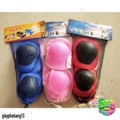 Bộ Bảo Hộ Patin - Phụ Kiện An Toàn Tay Đầu Gối Cao Cấp Họa Tiết Thời Trang Cho Trượt Ván, Chống Chấn Thương