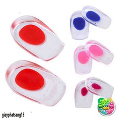 Cặp Lót Giày Silicone Nâng Cao Gót Chân êm Ái Cho Nam & Nữ - Chất Liệu Mềm Dẻo, Tái Sử Dụng, Nhiều Kích Cỡ
