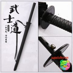 Ô Dù Katana Đen - Dù Che Mưa Chống Bão Cán Kiếm Nhật Siêu Bền, Thiết Kế Độc Đáo và Chắc Chắn 16 Nan 100cm