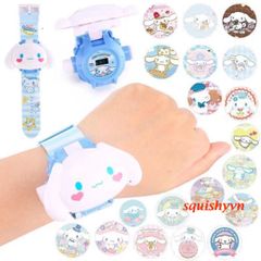 Đồng Hồ Hoạt Hình 3D Hello Kitty và Kuromi Cho Bé - Đồng Hồ Điện Tử Xinh Xắn, Quà Tặng Đáng Yêu Cho Trẻ Em