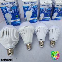 Đèn LED Chiếu Sáng 15W Chịu Nước Tự Động - Bóng Đèn Tích Điện Siêu Tiết Kiệm Điện, Sử Dụng Đến 5 Giờ Khi Mất Điện