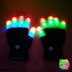 Găng tay LED Phát Sáng 7 Chế Độ - Đồ Chơi Phá Cách Chuyên Dụng Cho Hòa Nhạc & Tiệc Tùng
