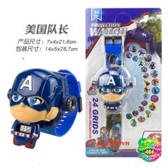 Đồng Hồ Kỹ Thuật Số Hoạt Hình Trẻ Em - Người Nhện, Hulk, Hello Kitty - Đồng Hồ Gập Lật LED Chất Lượng Cao
