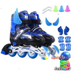 Giày Patin Thể Thao Đa Năng Bảo Hộ Cho Trẻ Em và Người Lớn - Đủ Kích Cỡ, Thiết Kế Thể Thao, An Toàn Và Cá Tính
