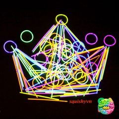 Que Phát Sáng Đa Sắc 20cm - Bộ 100 Que Dạ Quang Tỏa Sáng 8-12h, Thích Hợp Cho Tiệc Tùng và Sự Kiện Ngoài Trời