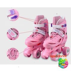 Giày Patin Trẻ Em 2-10 Tuổi An Toàn Bền Bỉ Size M-XL - Đồ Chơi Vận Động Thể Chất Cho Bé, Trượt Patin Dễ Chơi, Phát Triển Kỹ Năng
