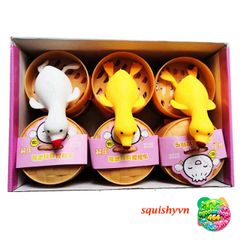 Đồ Chơi Squishy Bánh Bao & Dimsum - Đồ Chơi Giảm Căng Thẳng An Toàn Cho Trẻ Em, Phát Triển Kỹ Năng Nấu Ăn