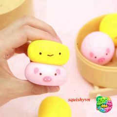 Đồ Chơi Squishy Bánh Bao & Dimsum - Đồ Chơi Giảm Căng Thẳng An Toàn Cho Trẻ Em, Phát Triển Kỹ Năng Nấu Ăn