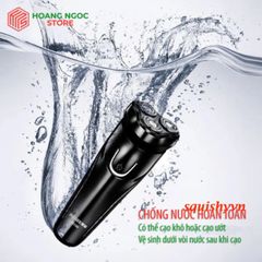 Máy Cạo Râu Flyco Poree PS156 - Tông Đơ Chống Nước, 3 Đầu Cạo, Pin Bền, Thích Hợp Cạo Khô và Ướt, Quà Tặng Nam Ấm Áp