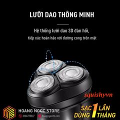 Máy Cạo Râu Flyco Poree PS156 - Tông Đơ Chống Nước, 3 Đầu Cạo, Pin Bền, Thích Hợp Cạo Khô và Ướt, Quà Tặng Nam Ấm Áp