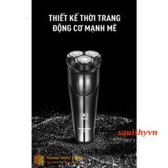 Máy Cạo Râu Flyco Poree PS156 - Tông Đơ Chống Nước, 3 Đầu Cạo, Pin Bền, Thích Hợp Cạo Khô và Ướt, Quà Tặng Nam Ấm Áp