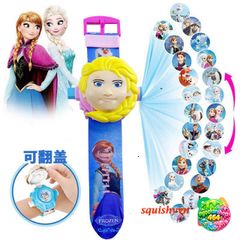Đồng Hồ Chiếu 3D Cho Trẻ Em - 24 Hình Hoạt Hình Đô Rê Mon, Spiderman, Iron Man, Batman - Đồng Hồ Kỹ Thuật Số Thời Trang