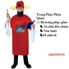 Áo Hắc Bạch Vô Thường Halloween - Trang Phục Kinh Dị Nam - Ma Cà Rồng, Pháp Sư, Diêm Vương, Cương Thi Thú Vị