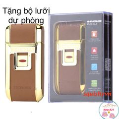 Máy Cạo Râu Shengfa RSCW-2026 - Cạo Khô An Toàn, Thiết Kế Nhỏ Gọn, Lưỡi Dự Phòng và Sạc Tiện Lợi cho Nam