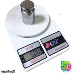 Cân Điện Tử Mini FS-400 - Màn Hình LCD HD 10kg/1g, Dễ Sử Dụng, Pin Tặng Kèm - Cân Nhà Bếp Sang Trọng, Thời Trang