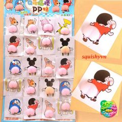 Miếng Dán Mông Silicone Quả Đào - Đồ Chơi Giảm Stress Siêu Cute, Dán Ốp Điện Thoại, Xe Hơi, Trang Trí Sáng Tạo
