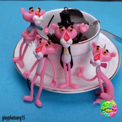 Móc Khóa Pink Panther Thêu - Phụ Kiện Thời Trang Mô Hình Hoạt Hình Độc Đáo, Quà Tặng Dễ Thương Cho Cặp Đôi